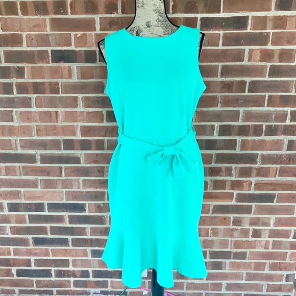 The Limited Dresses & Skirts - ⬇️$39 NWT the Limited aqua peplum bow dress